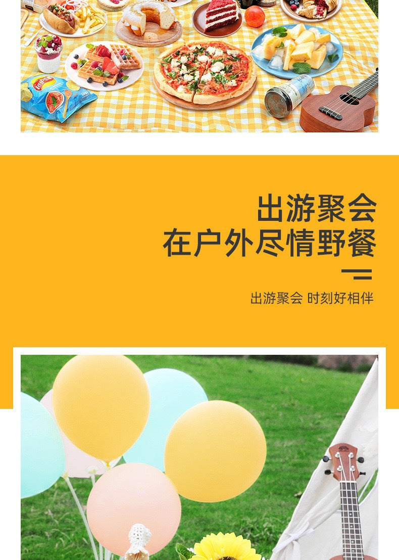 Picnic Mat Outdoor Moisture-Proof Portable Spring Outing Mat Thickened Camping Mat Beach Essential Supplies Picnic Cloth