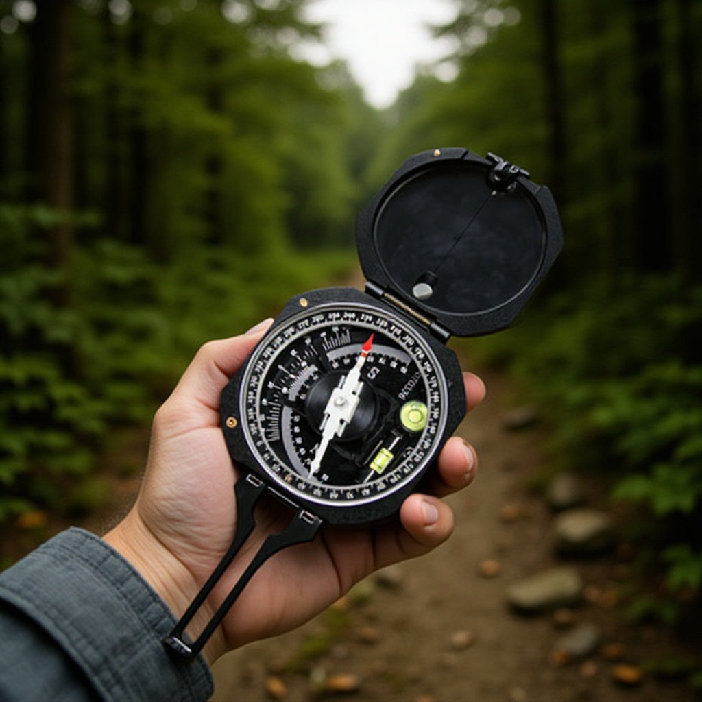 Harbin DQL-8Geological Compass Instrument Compass North Needle Tendency Inclination Vertical Angle Slope