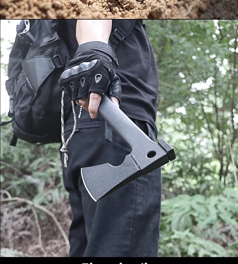 Multifunctional Axe for Mountain Cutting, Tree Cutting, Firefighting, Engineer, Camp, Outdoor Gear, Tactical Axe
