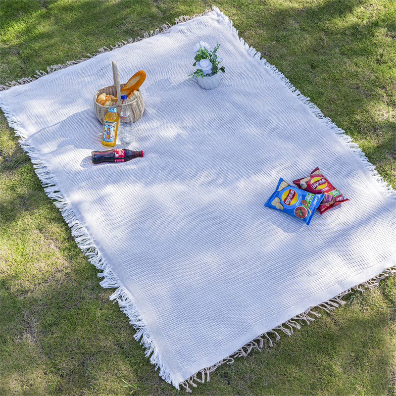 Internet Celebrity Picnic Mat ins Camping Blanket Tent Mat Moisture-Proof Thickened Outdoor Foldable Bohemian Style Tablecloth