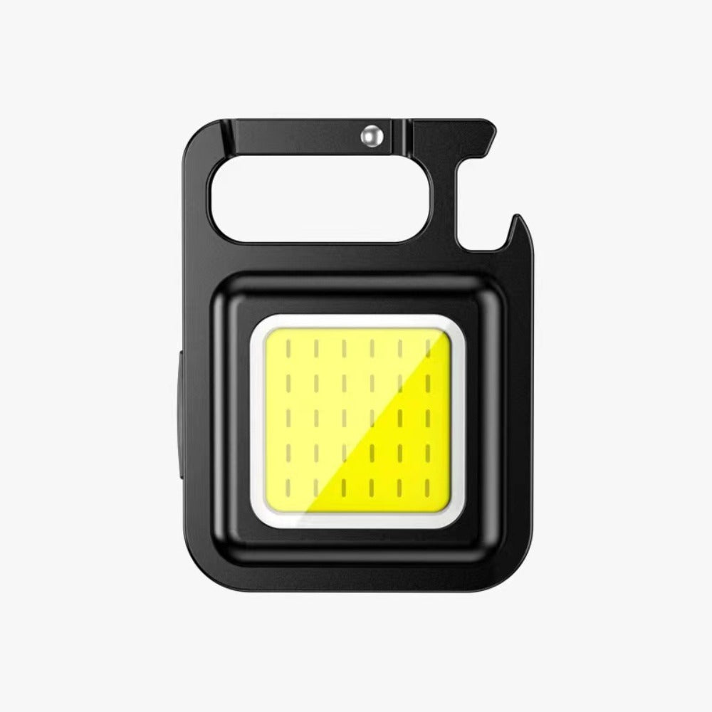Cross-border Lighter Keychain Light Lighter Light Outdoor Lighting Camping Light COB Portable Flashlight