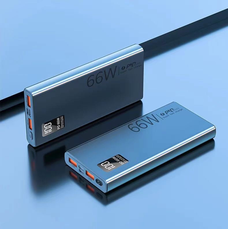 Cross-Border3c Certified Super Fast Charging Power Bank with Built-in Cable20000mAh large capacity power bank wholesale