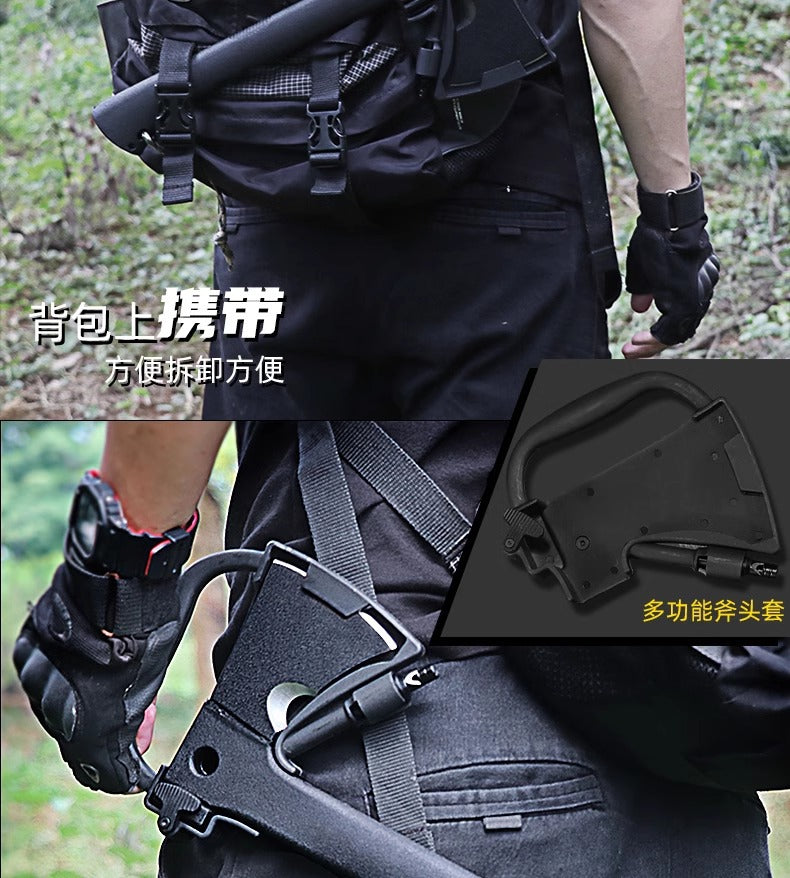 Multifunctional Axe for Mountain Cutting, Tree Cutting, Firefighting, Engineer, Camp, Outdoor Gear, Tactical Axe