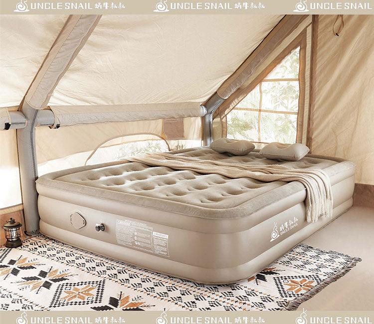 Outdoor Inflatable Bed Tent Camping Air Mattress Snail Uncle Inflatable Sleeping Pad Automatic Inflatable Mattress Ground Mat