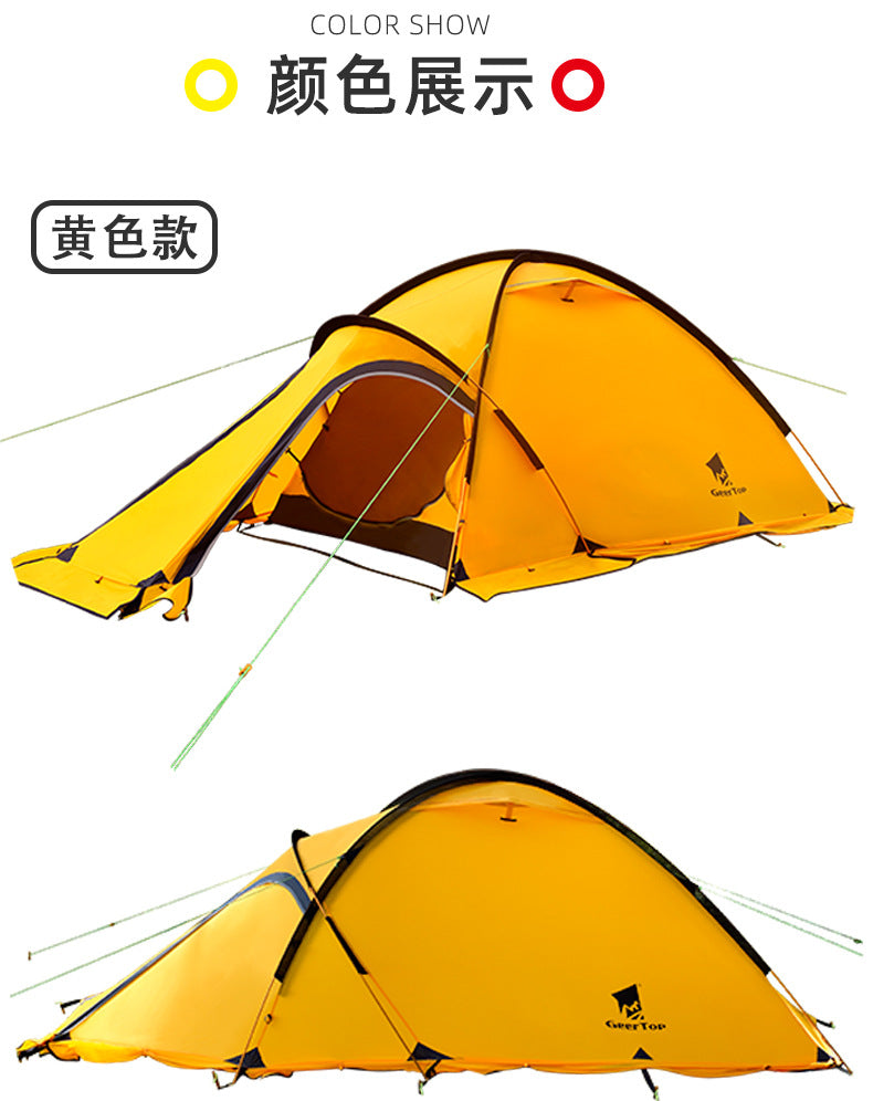 Cross-Border Mountaineering Tent Outdoor Supplies Polar Survival Outdoor Hiking Nylon Lightweight Tent Camping Rainproof