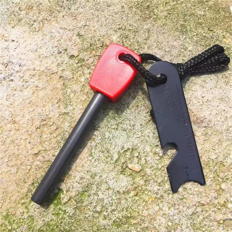Universal Outdoor Rainproof Flint Magnesium Rod Wildfire Starter Toy Wilderness Survival Gear Fire Starter