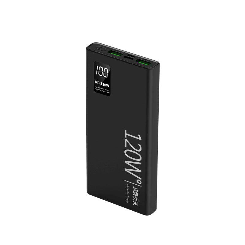 New Super Fast Charging Power Bank20000mAh ultra-large capacity ultra-thin portable outdoor120w Mobile Power Supply