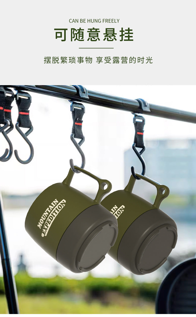 Outdoor Portable Water Cup Coffee Cup Handy Cup Camping Portable Tea Cup Eco-friendly Design Household Couple Picnic