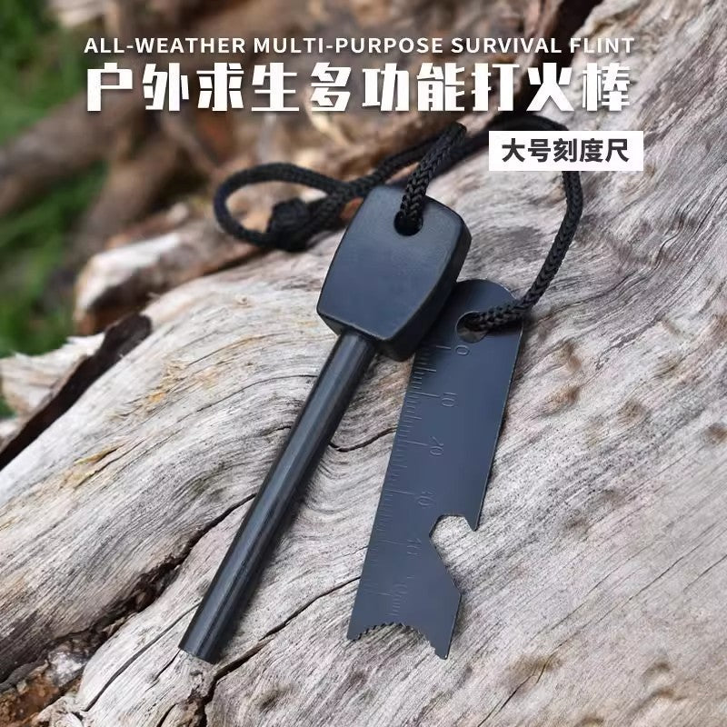 Universal Outdoor Rainproof Flint Magnesium Rod Wildfire Starter Toy Wilderness Survival Gear Fire Starter