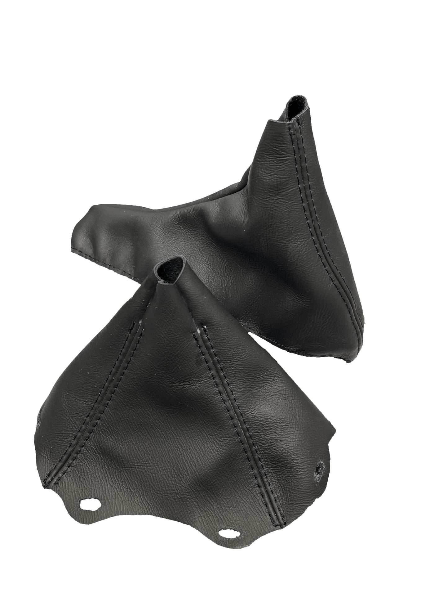 For 2014-2019 BMW F30 31 32 33 M4 Competition Genuine Leather/Suede Shift & Handbrake Boot Cover Set